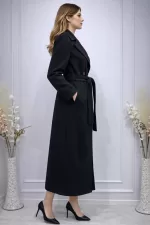 Alyaka 8255 Kaşmir Dokuma Kaşe Kaban - Görsel 6