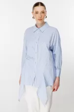 Ghisa Çizgili Tek Tunik-4627 - Görsel 3
