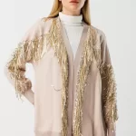 Ghisa  Payet Detaylı Triko Hırka-3761
