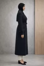 Alyaka 8252 Kaşmir Dokuma Kaşe Kaban - Görsel 5