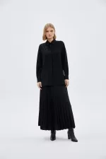 Zühre Yaka Çiçek Detaylı  Gömlek-0097 - Görsel 6