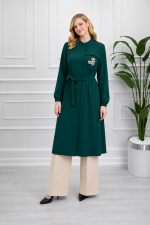 Alesya 5265 tunik beli bağcıklı